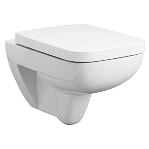 Pressalit 780000-D98999 WC-Sitz Plan m.Deckel Weiß
