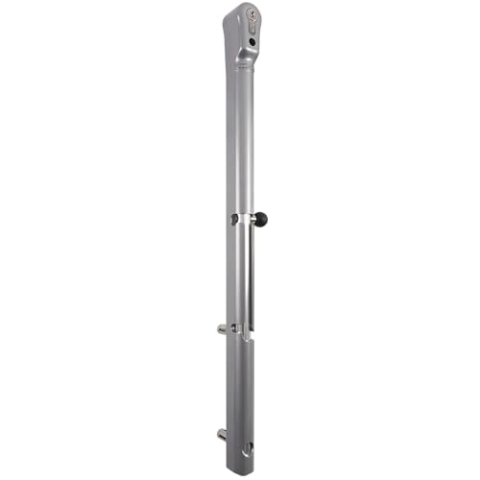 LOCINOX KEYDROPKZILVQF1G21Z Silber Verriegelbarer Bolzen-Stangenriegel KEYDROP,Riegel 100mm Höhenverstell