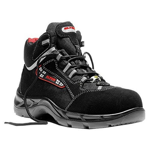Elten Sicherheitsschnürstiefel "Sander" ESD S2, Größe 43, 76832-43