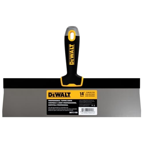 DEWALT DXTT-2-138 Taping Messer, Edelstahl, mit weichem Griff, 35,6 cm