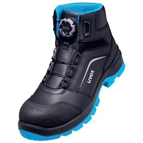 2 xenova® Stiefel S3 schwarz, blau Weite 11 Größe 45 | 9569245