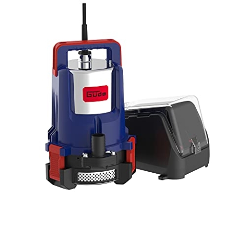 Güde 58569 Akku Klarwassertauchpumpe KTP 18-0 (18 V, 2000 l/h, max. Förderhöhe 7 m, max. Eintauchtiefe 5 m, Kabel 8 m)