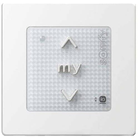 Somfy 1811066 - Smoove Origin IO | Drahtlose Wandsteuerung | Funk io-homecontrol | Zur Steuerung von 1 Motor oder 1 Gruppe von Funk-Motoren io-homecontrol
