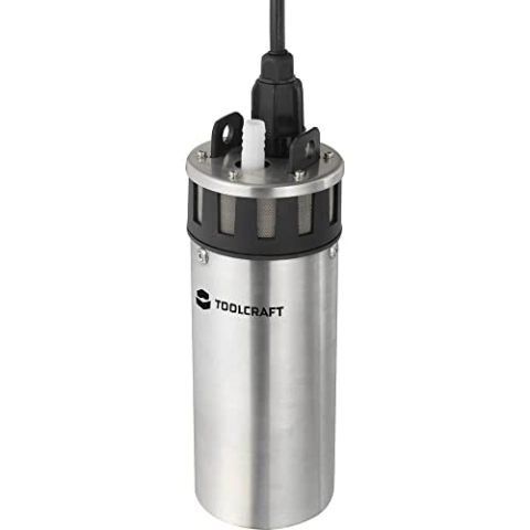 TOOLCRAFT TO-7159143 Tiefbrunnenpumpe 390 l/h 24 V/DC
