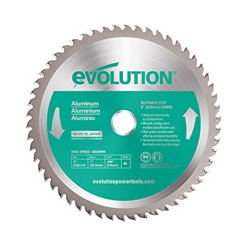 Evolution Evoblade 230 AL Kreissägeblatt für Aluminium, Wolframcarbid (TCT), 230 mm