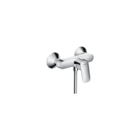 hansgrohe Logis - Duscharmatur Aufputz für 1 Verbraucher, Mischbatterie Dusche, Einhebelmischer, Chrom, 71600000