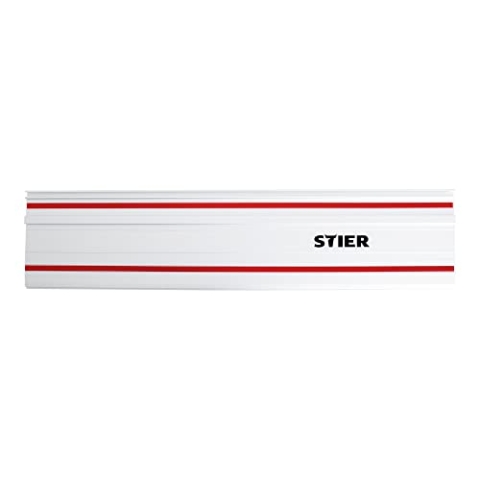 STIER Führungsschiene, Schienensystem Länge 800 mm, mit Aluminium-Schiene und Haftunterlage