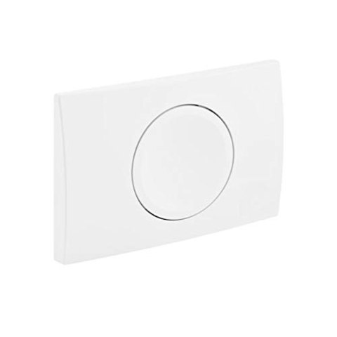 GEBERIT GEB115120111 Delta11 Betätigungsplatte für Spül-Stop oder 1-Mengen-Spülung 115.120.111, Delta 11-weiß