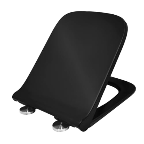 WC Sitz mit Absenkautomatik für Lavita Wand WC Lago Black Schwarz