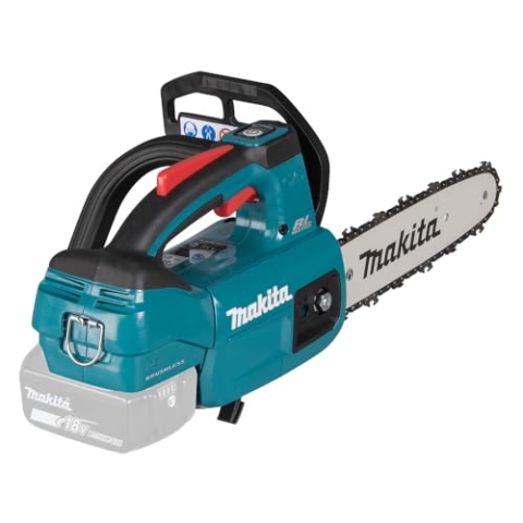 Makita DUC 254 Z 18 V Brushless Akku Kettensäge 25 cm Solo - ohne Akku und Ladegerät, Blau, Silber