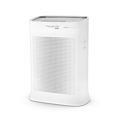Rowenta Luftreiniger Pure Air Genius PU3080 | 4 Filterstufen | Automatische Geschwindigkeitsanpassung | Sehr leise | Timer | Per App steuerbar | Wirkfläche 140m²