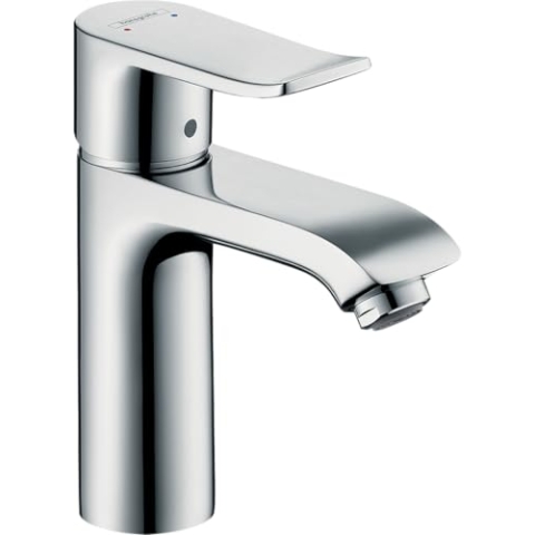 hansgrohe Wasserhahn Metris (Armatur mit Auslaufhöhe 110mm, ohne Ablaufgarnitur) Chrom