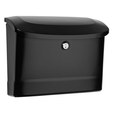 ARCHITECTURAL MAILBOXES Princeton 2572B-10 Briefkasten, Wandbefestigung, schwarz, M