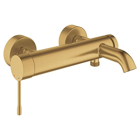Grohe Essence New Einhebelmischer für Badezimmer - Brushed Cool Sunrise