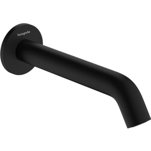 hansgrohe Tecturis S - Badewanneneinlauf, Wanneneinlauf 19,8cm, Badewannenarmatur, Mattschwarz