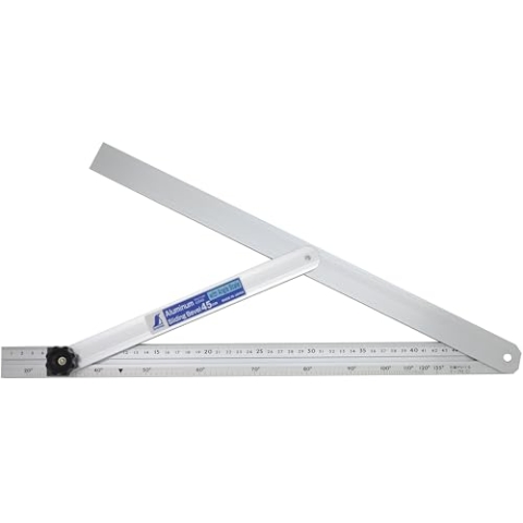 Shinwa 62661 Zimmerer-Schmiege 45 cm mit Gradskala (FAMEX 12606), Winkelmesser Gehrungsschmiege Schmiegewinkel