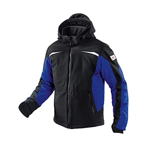 KÜBLER WEATHER Softshelljacke schwarz, Größe XXL, Unisex-Arbeitsjacke aus Mischgewebe, wind- und wasserabweisende Softshelljacke von KÜBLER Workwear