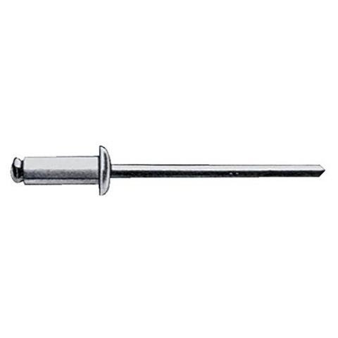 Gesipa Blindniete Alu/Stahl 6 x 20 Flachrundkopf mm, 250 Stück, (1454065) Blindniettechnik, Grau