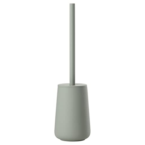 Zone Denmark Nova One Toilettenbürste, Klobürste aus Keramik, WC Bürste mit Bürstenhalter, Soft-Touch-Beschichtung, Durchm. 10,3 cm, Höhe 37 cm, Matcha Green