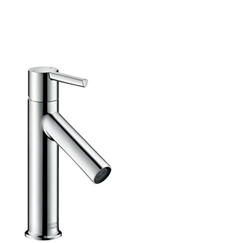 AXOR Wasserhahn Starck (Armatur mit Auslauf Höhe 100 mm und Zugstangen-Ablaufgarnitur) Chrom