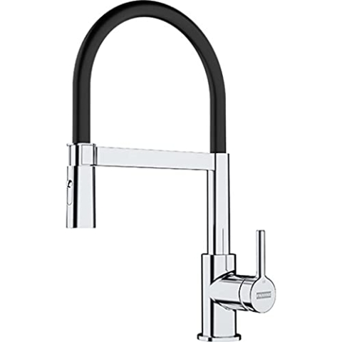 Franke 115.0626.085, Küchenarmatur Lina semi-pro, Chrome/black