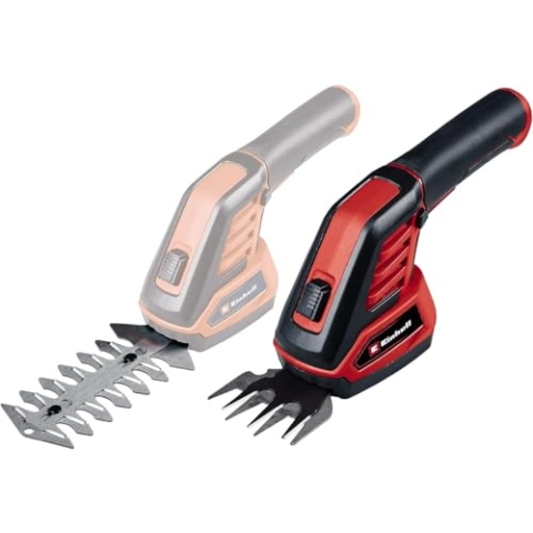 Einhell Akku-Gras und Strauchschere GC-CG 3,6/70 Li WT (3,6 V, 2,0 Ah Li-Ion Akku, 70 mm Grasscherenmesser, 110 mm Strauchscherenmesser, inkl. Ladekabel)