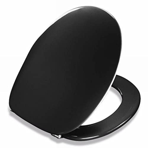 Pressalit 2000 WC-Sitz schwarz, Univertikalscharnier UN3, 124001UN3999