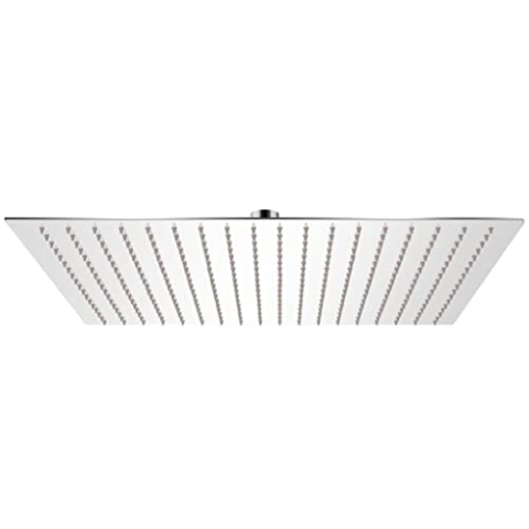 vidaXL Duschkopf Edelstahl 50x50cm Quadrat Kopfbrause Regendusche Brausekopf