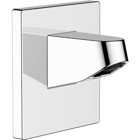 hansgrohe Pulsify S - Brausearm für Kopfbrause, Wandanschluss für Duschkopf Pulsify S 105mm, Chrom