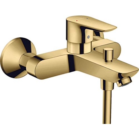 hansgrohe Wannenarmatur Talis E (Aufputz, für 2 Funktionen) Polished Gold Optik