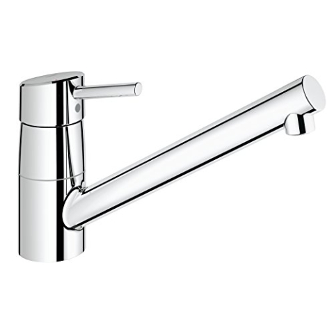 Grohe Concetto Küchenarmatur, flacher Auslauf, Schwenkbereich 140Degree 32659001 Chrom (alte Variante)