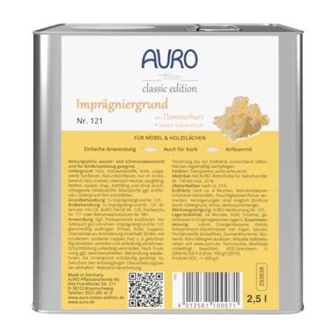 AURO Imprägniergrund - Nr. 121 - 2,5 Liter