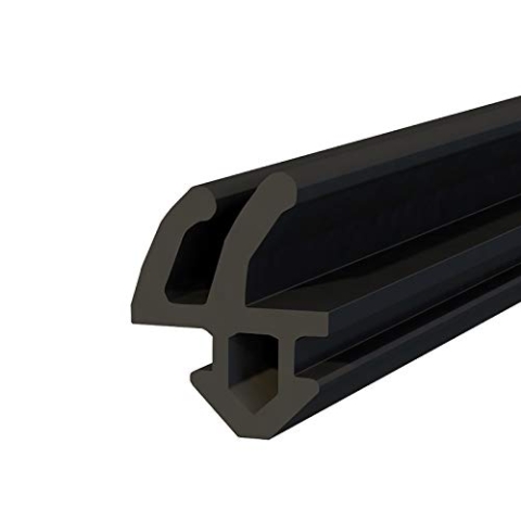 DQ-PP Fensterdichtung | Schwarz | 50 Meter | S-1388 Rehau | PVC Fenster | Gummidichtug Dichtung Dichtband | Kunststofffensterdichtungen | ALU Profildichtung Türdichtung