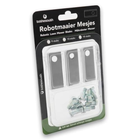 90x To the South® Mähroboter Klingen Stahl passend für Belrobotics Farmow - 90 Stück