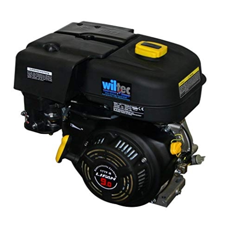LIFAN 177 Handstart Benzinmotor mit 9 PS Einzylinder für Kleinmaschinen & Karts, luftgekühlter 4-Takt Motor mit 25 mm Kurbelwelle, OHV-Ventilsteuerung & 270 cc Hubraum