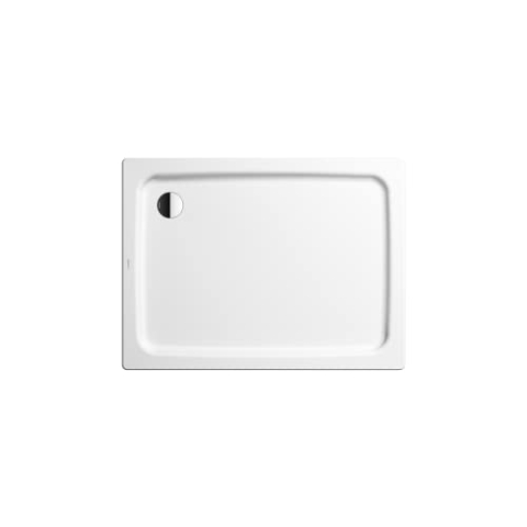 Kaldewei Duschwanne Duschplan inkl. Wannenträger Modell 546-2 100 x 80 x 6,5 cm, Ablaufloch Ø 9,0 cm, alpinweiß