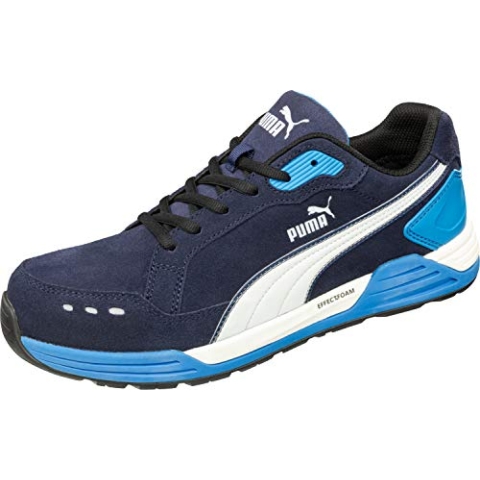 PUMA Airtwist Blue Low Sicherheitssneaker, Blau, Größe 41