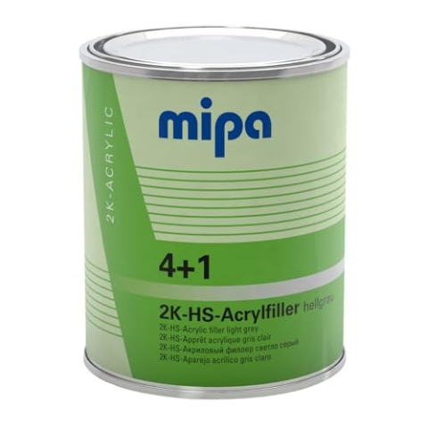 MIPA 4+1 Acrylfiller HS SCHWARZ Füller Dickschichtfüller Autolack 1 Liter