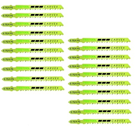 FESTOOL 490256 Stichsägeblatt S 75/4 FS/20, Mehrfarbig