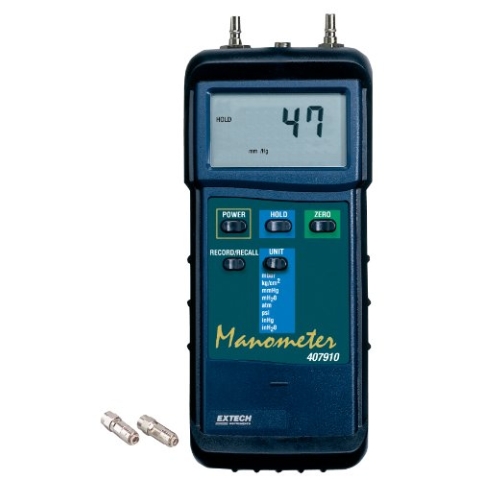 Extech 29psi Hochleistungs-Differenzdruckmanometer, 1 Stück, 407910