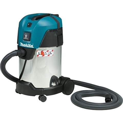 Makita VC3011L Staubsauger Klasse L, 30 l, Schwarz