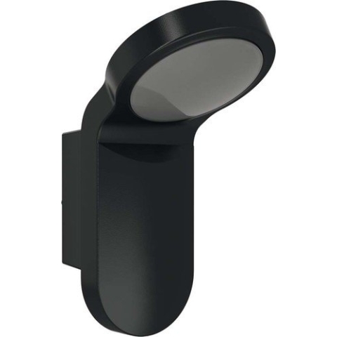 ESYLUX LED-Leuchte 14 W 5000 K, Aluminiumdruckguss und Kunststoff,OL 100LED 5 K, schwarz, 4370615