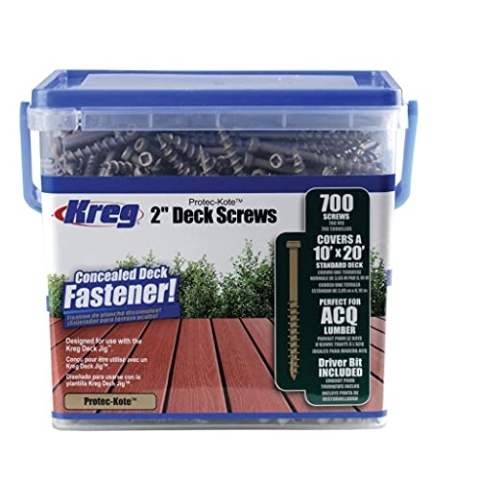 Kreg Protec -Kote Terrasseschraube - L.51 mm - 700 Räume - SDK -c2W -700