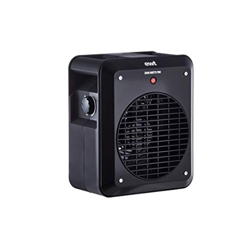 Elektroheizer Clima 903 TLS Heizlüfter Werkstatt-Heizgerät Bauheizer mit Thermostat, 2 Heizstufen, 3000 W
