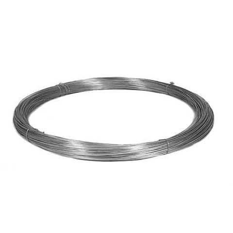 Garmix Spanndraht Bindedraht Verzinkt Maschendraht Zaun Metall Draht (Hochfest 500m, 2,0mm)