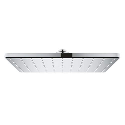 GROHE Rainshower Mono 310 Cube, Kopfbrause wassersparend (Regendusche mit einer Größe von 31cm x 31cm, Duschkopf mit Antikalk System, langlebige Oberfläche), eckig, chrom, 26568000