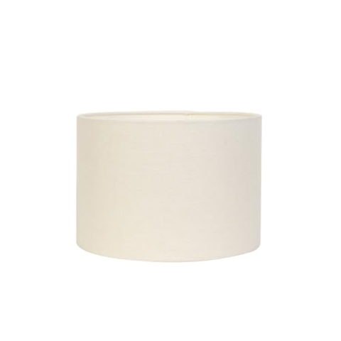 Light & Living Lampenschirm Zylinder Livigno - Eiweiß - Ø40x30cm - Zylinder - Textilien