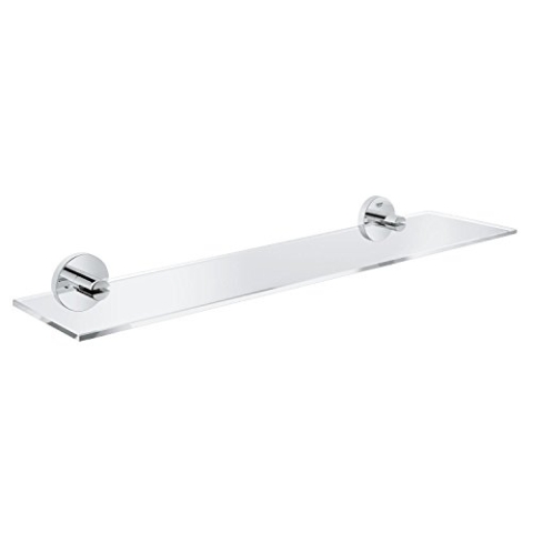 GROHE Essentials Glasablage 530 mm, glas/supersteel, 40799DC1