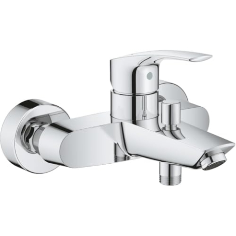 GROHE EUROSMART 33 300 003 Einhebelmischer für Badewanne, Chrom, ohne Ausrüstung