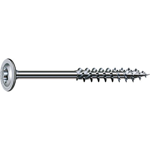 SPAX Holzbauschraube, 8,0 x 360 mm, 50 Stück, T-STAR plus, Tellerkopf, Teilgewinde, 4CUT, WIROX P3J, 0251750803605
